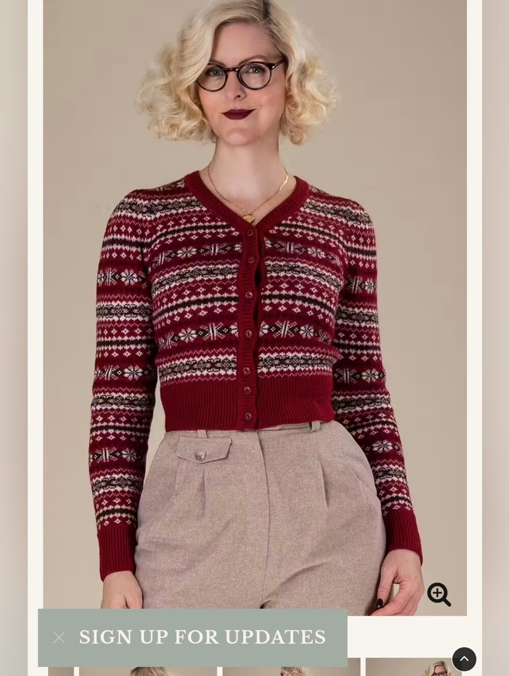 Emmy Design Fair-est Cardigan Small - Picture 5 of 5